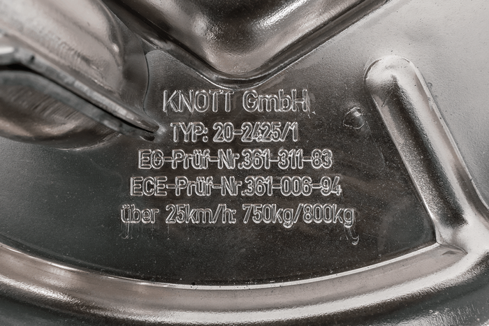 Κιτ φρένων με δίσκο αγκύρωσης KNOTT 24489.70K φρένο 200x50 δεξιά