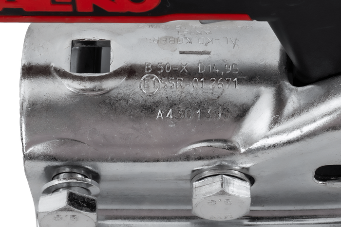 AL-KO AK161 μπίλια κοτσαδόρος για ρυμουλκούμενο 1600 κιλών με σωληνοειδές ράβδο έλξης 50 mm