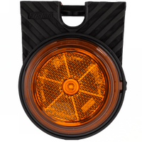 FRISTOM FT-059 πορτοκαλί φανός σήμανσης LED γενικής χρήσης με γωνιακή βάση