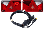 Πίσω φώτα ASPÖCK MULTIPOINT V + καλωδίωση MANTES 4m 7PIN