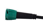 FRISTOM 6-PIN δεξιό βύσμα μπαγιονέτ για τρέιλερ, πράσινο, με καλώδιο 1 m