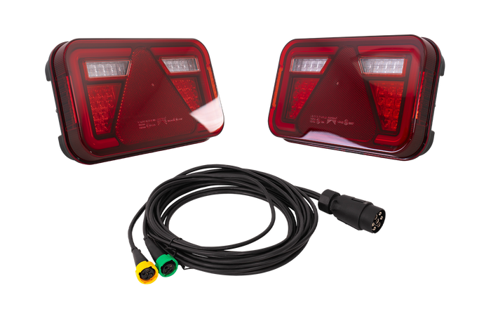 Πίσω φώτα LED ASPÖCK MULTILED IV + καλωδίωση ASPÖCK 4,5m 7-PIN