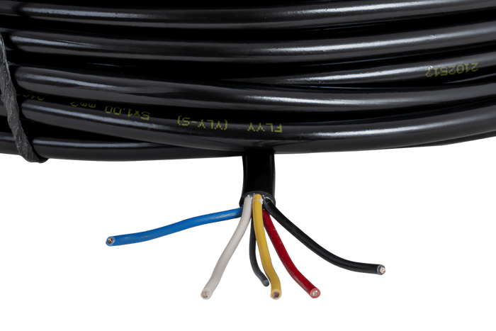 Ηλεκτρικό καλώδιο HYBSZ YLY-S 5x1 πεντπύρηνο - 1μ