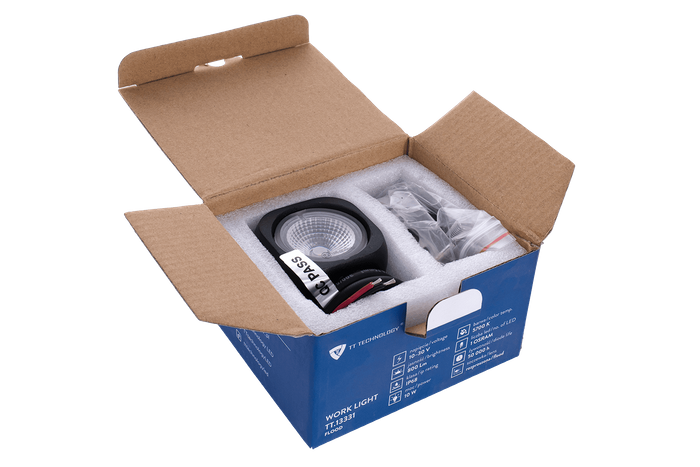 Λάμπα εργασίας LED ανακλαστήρας TT TECHNOLOGY TT.13331 1xLED 800lm τετράγωνη