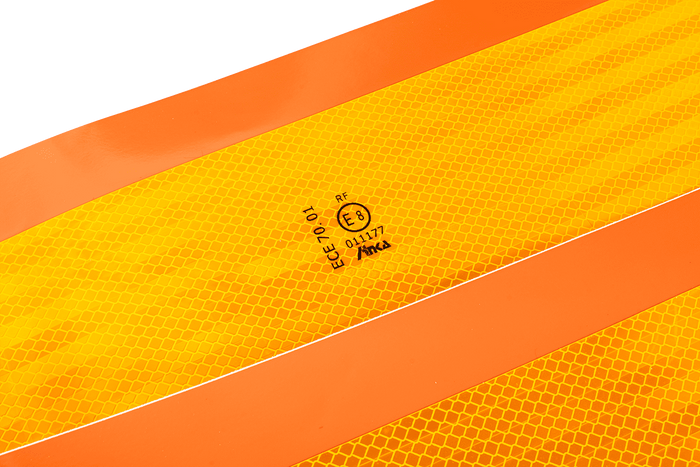 Ανακλαστικά αυτοκόλλητα κοντά HILLS πινακίδες σήμανσης οχήματος μήκους 565x196mm αριστερά+δεξιά