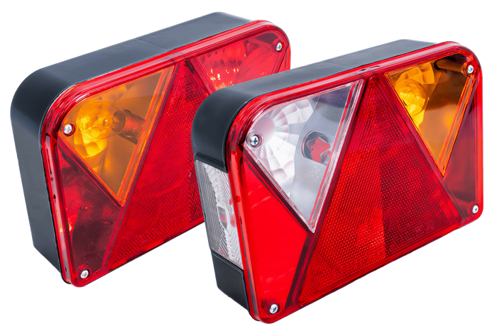 Πίσω φώτα DOBPLAST DPT35 + καλωδίωση MANTES 4m 13pin