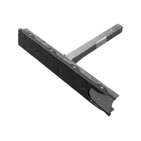Επίπεδη πλευρική στήριξη OUTLET UNITRAILER, μήκος 59 cm, ύψος 40 cm, για τρέιλερ σκάφους, ΓΚΡΙ