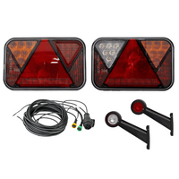 Σετ φώτων: FRISTOM LED πίσω φώτα + HORPOL LED πλαϊνά φώτα σήμανσης + MANTES 7m ζώνη 13-PIN