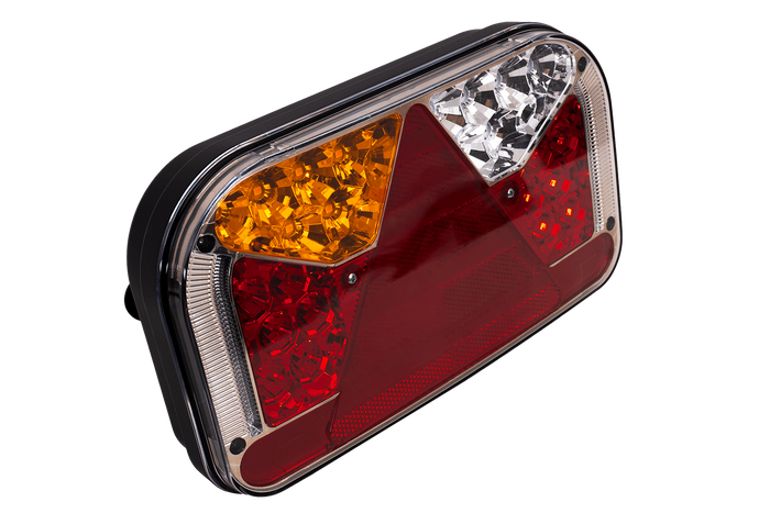 Πίσω φως FRISTOM FT-170 LED μπαγιονέτα 6 λειτουργιών αριστερά