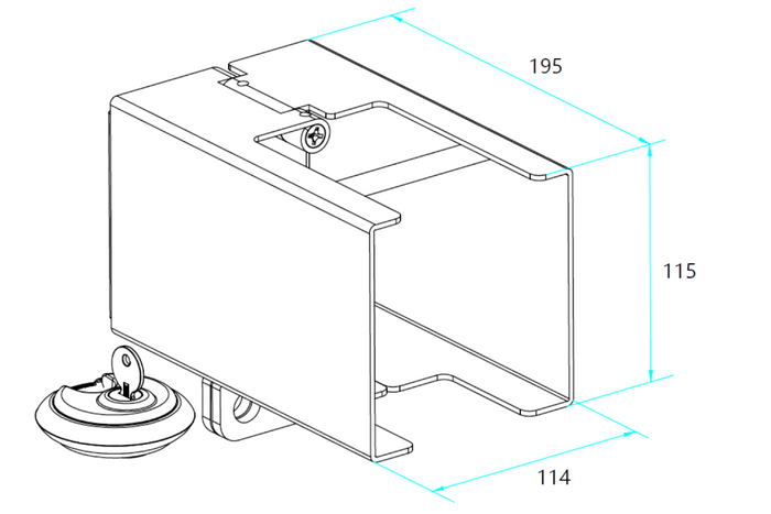 Προστασία κοτσαδόρου Unitrailer TRAILER PRO-BOX XL