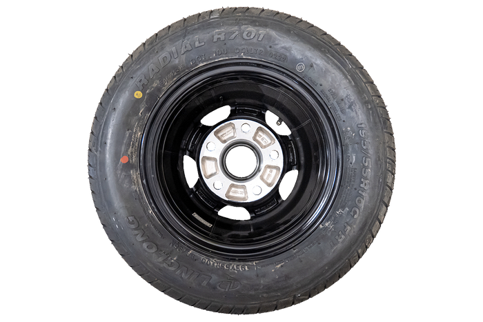 OUTLET Ενισχυμένος τροχός για τρέιλερ LINGLONG TIRE 195/55 R10C 98/96N ALU RIM UNITRAILER 6Jx10" 5x112 ET:-4