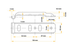 Πλαϊνός κοτσαδόρος με κούμπωμα UNITRAILER BV 10-1+BVG 10-B πλήρες πλευρικό κλείσιμο ρυμουλκούμενου