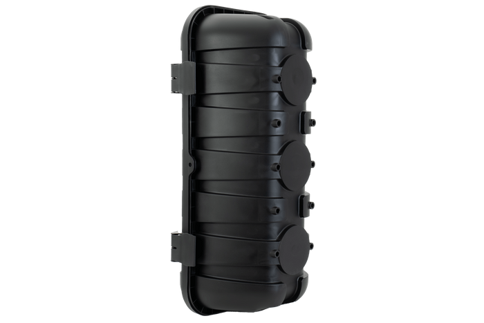 Κουτί πυροσβεστήρα 6kg DAKEN 82501 STRIKE 600x287x220mm μαύρο