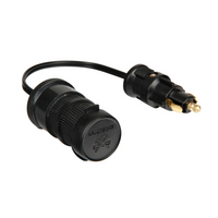 Προσαρμογέας DIN για υποδοχή αναπτήρα LAMP 39028 προσαρμογέας 12/24V 8A