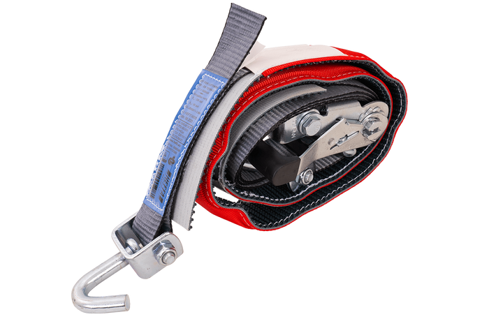 Ιμάντας μεταφοράς ρυμούλκησης HEFFA CARLINE 130, ιμάντας ασφάλισης τροχού 2,8m/35mm/3t VDI 2700