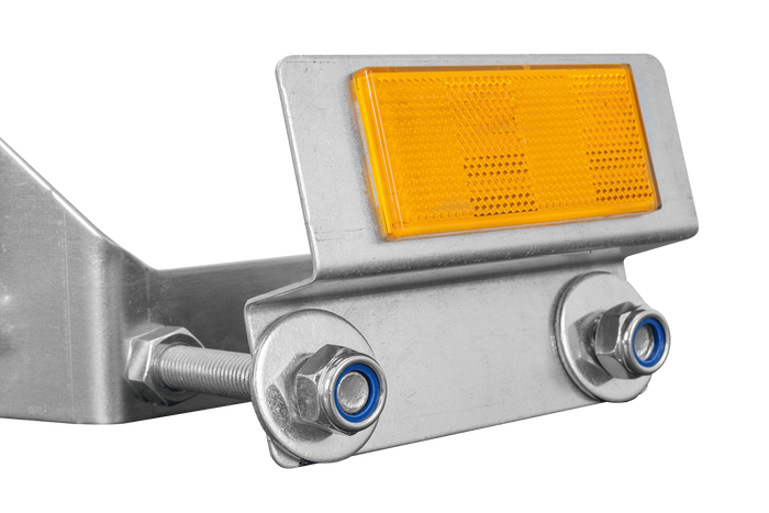 Βάση στήριξης εφεδρικού τροχού ρυμουλκούμενου UNITRAILER GARDEN KIPP με ανακλαστήρα