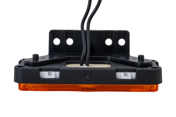 Φανός σήμανσης LED WAŚ W254 2033, πορτοκαλί, γενικής χρήσης, με βάση