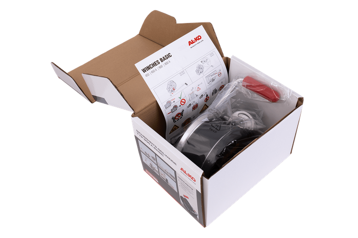 Βαρούλκο, βαρούλκο χειρός για ρυμουλκούμενο AL-KO 900 κιλών με ζώνη 7 μέτρων, φρένο και αυτόματο ξετύλιγμα