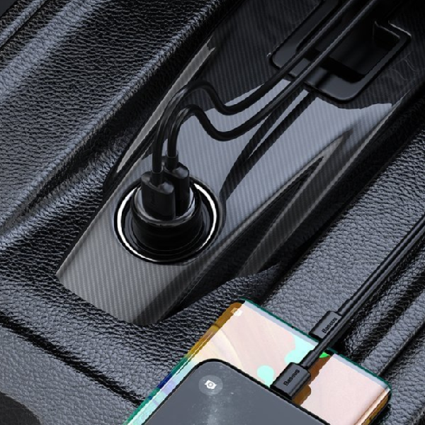 Πομπός FM BASEUS T τύπου S-16 bluetooth 5.0 MP3 + φορτιστής αυτοκινήτου 2x USB