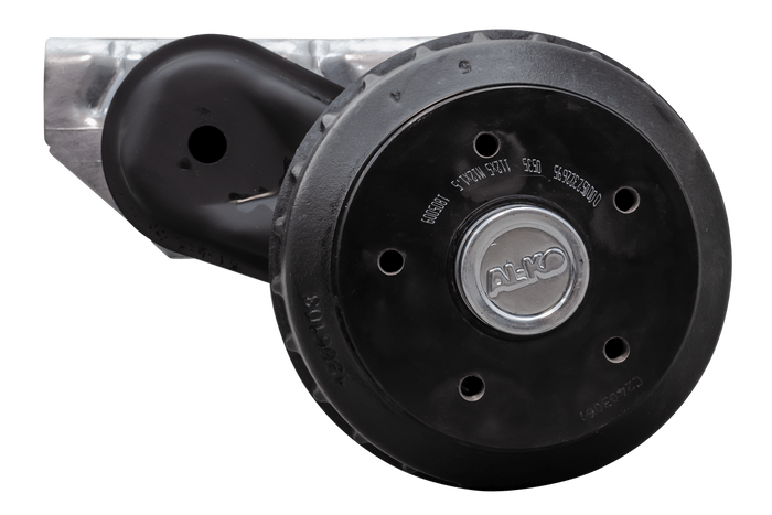 AL-KO COMPACT άξονας φρένων για ρυμουλκούμενο / ρυμουλκούμενο 1350kg 1700mm 2150mm 5x112