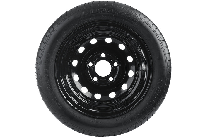 Ενισχυμένος τροχός για τρέιλερ LINGLONG TIRE 195/50 R13C 104/101N UNITRAILER RIM μαύρο 5.5Jx13"H2 5x112 ET:30