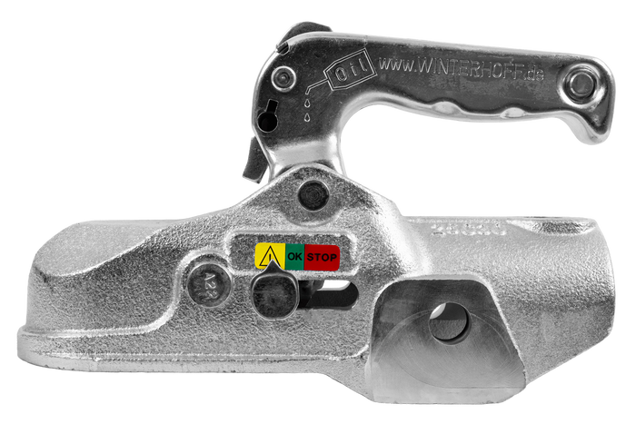 Ρυμουλκούμενο WINTERHOFF WW 350-RB-K1414 με μπίλια ρυμούλκησης για ρυμουλκούμενο 3500kg με ράβδο έλξης 50mm, από χυτοσίδηρο