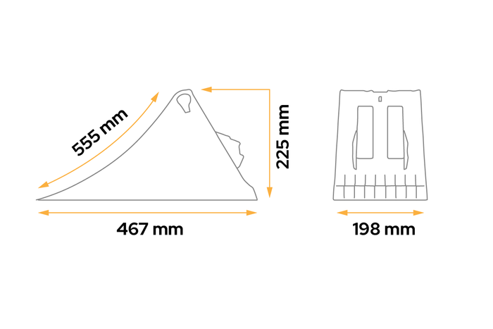 Τσοκ τροχού LOKHEN h: 225 mm E53 / πλήρης με βάση