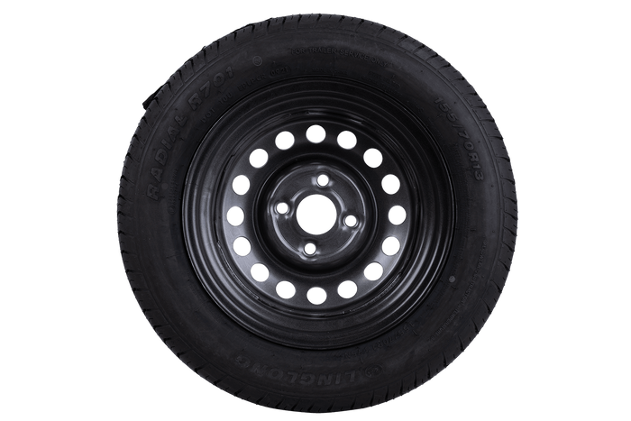 OUTLET Τροχός τρέιλερ ΕΛΑΣΤΙΚΟ LINGLONG 155/70 R13 75N RIM UNITRAILER 4Jx13" 4x100 ET:30