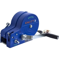 OUTLET Χειροκίνητο βαρούλκο για τρέιλερ KNOTT 1150kg με ζώνη