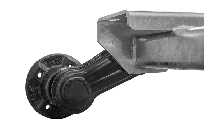 KNOTT VG7-L άξονας χωρίς φρένο για ρυμουλκούμενο 750kg 1190mm 1623mm 4x100