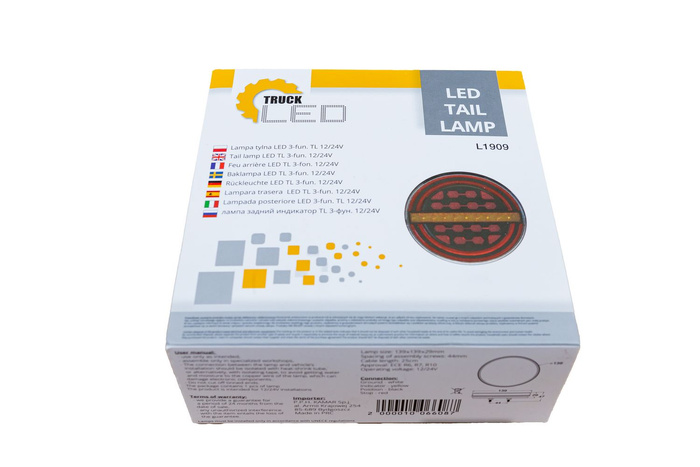 TruckLED L1909 Πίσω φωτιστικό LED, 3 λειτουργιών, γενικής χρήσης