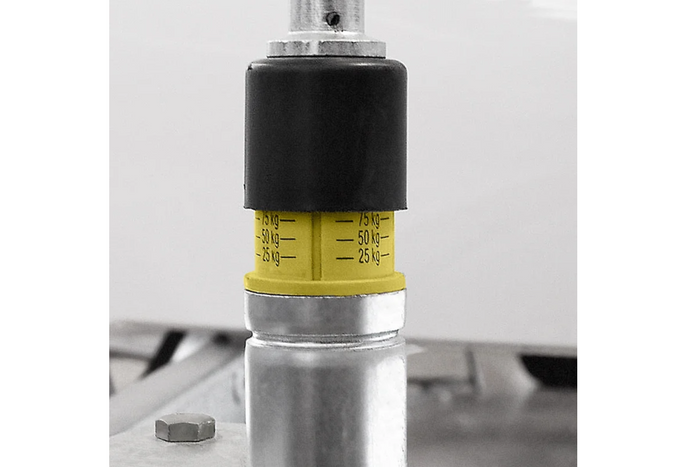 Τροχός jockey ProPlus 341510 150kg 48mm 800-1040mm με κλίμακα