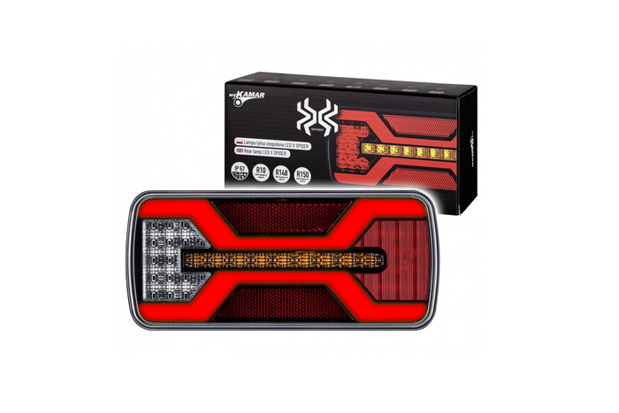 KAMAR X-SPIDER L2425 Πίσω φως LED 5 λειτουργιών γενικής χρήσης