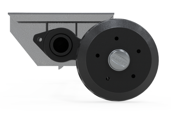 KNOTT VGB15 άξονας φρένων για ρυμουλκούμενο / ρυμουλκούμενο 1500kg 1850mm 2300mm 5x112