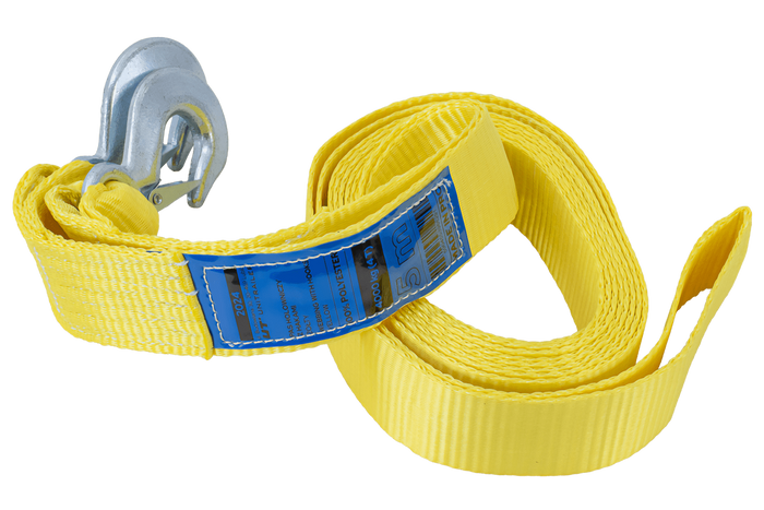 Σχοινί ρυμούλκησης με γάντζους Ιμάντας ρυμούλκησης UNITRAILER 5m/50mm/4t κίτρινο