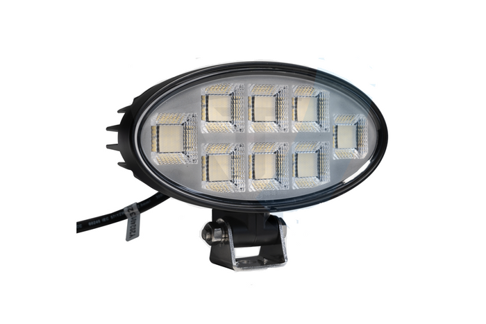 Λάμπα εργασίας LED ανακλαστήρας TT TECHNOLOGY BLACK TT.13417 160xLED 8900lm οβάλ