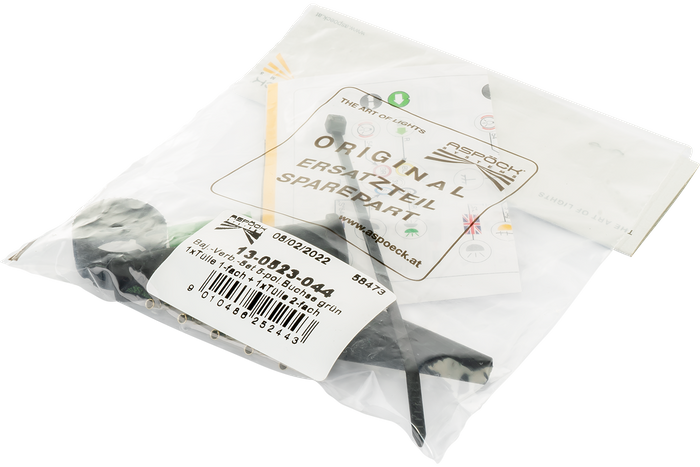 ASPÖCK βύσμα μπαγιονέτ 5 PIN για πίσω φώτα 12V πράσινο