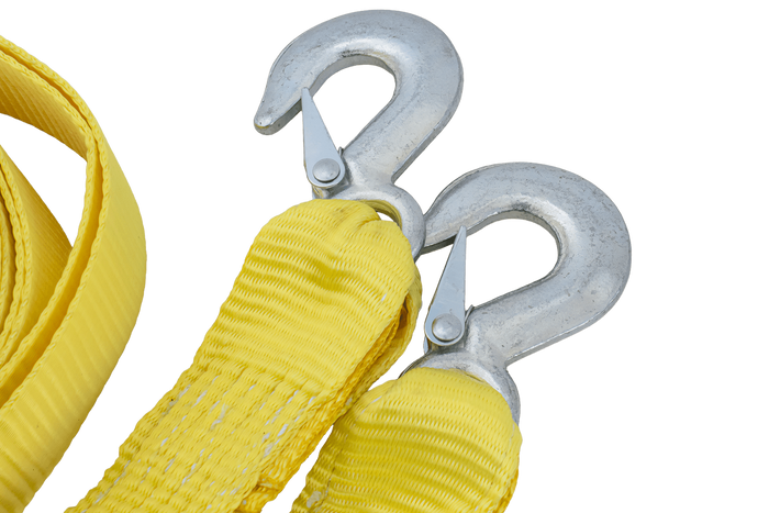 Σχοινί ρυμούλκησης με γάντζους Ιμάντας ρυμούλκησης UNITRAILER 3m/50mm/3t κίτρινο