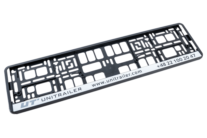 Πλαίσιο πινακίδας κυκλοφορίας UNITRAILER