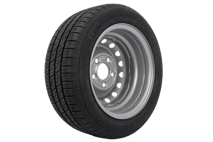 Ενισχυμένος τροχός για τρέιλερ TIRE KENDA 195/50 R13C 104/102N RIM KENDA 6Jx13"H2 5x112 ET:30