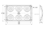 HORPOL LWD2154/CZ LED 990lm μαύρο εσωτερικό φωτιστικό αυτοκινήτου