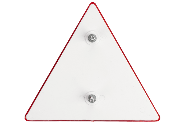 Κόκκινο προειδοποιητικό τρίγωνο WAŚ ανακλαστικό φως