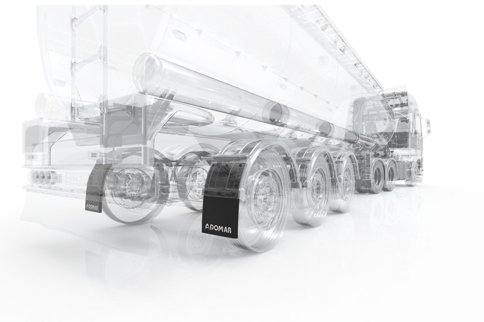 Λασπωτήρας DOMAR DK5115 400/700mm