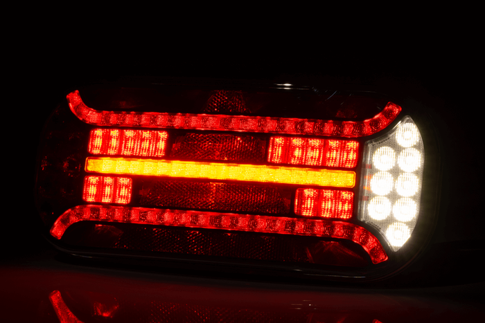 FRISTOM FT-610 LED πίσω λάμπα, 6 λειτουργιών, αριστερά