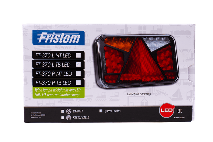 Πίσω φως Fristom FT-370 LED 7 λειτουργίες αριστερά