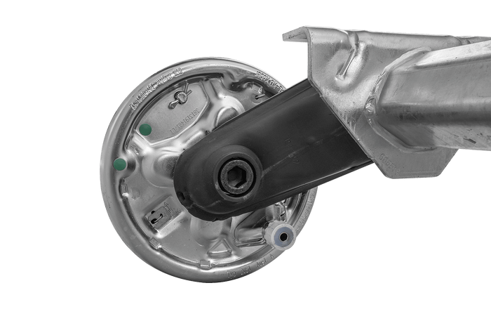 AL-KO COMPACT άξονας φρένων για ρυμουλκούμενο / ρυμουλκούμενο 1000kg 1180mm 1560mm 4x100