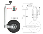 Τροχός αναβάτη WINTERHOFF ST48-260LB 150kg 48mm 500-710mm