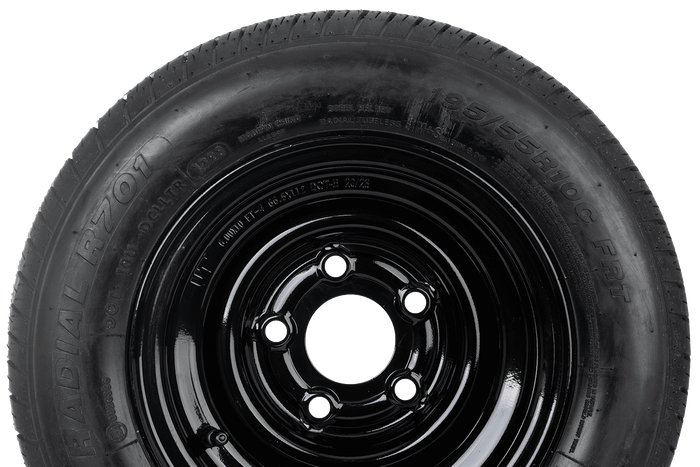 Ενισχυμένος τροχός για τρέιλερ LINGLONG TIRE 195/55 R10C 98/96N UNITRAILER RIM μαύρο 6Jx10" H2 5x112 ET:-4