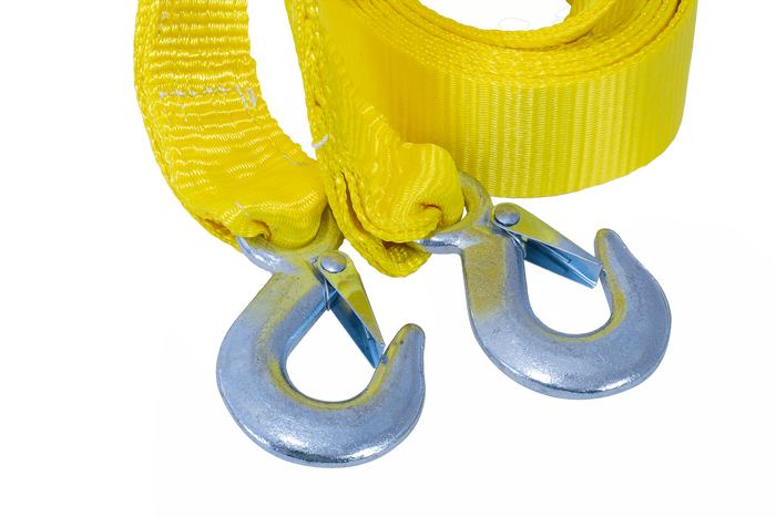 Σχοινί ρυμούλκησης με γάντζους Ιμάντας ρυμούλκησης UNITRAILER 4,5m/50mm/3t κίτρινο