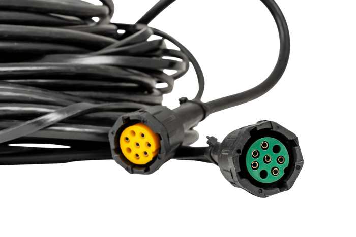 Ηλεκτρολογική εγκατάσταση MANTES, ζώνη ρυμουλκούμενου ρυμουλκούμενου, 10 m, βύσμα 13 PIN, ξιφολόγχες 2x 8 PIN